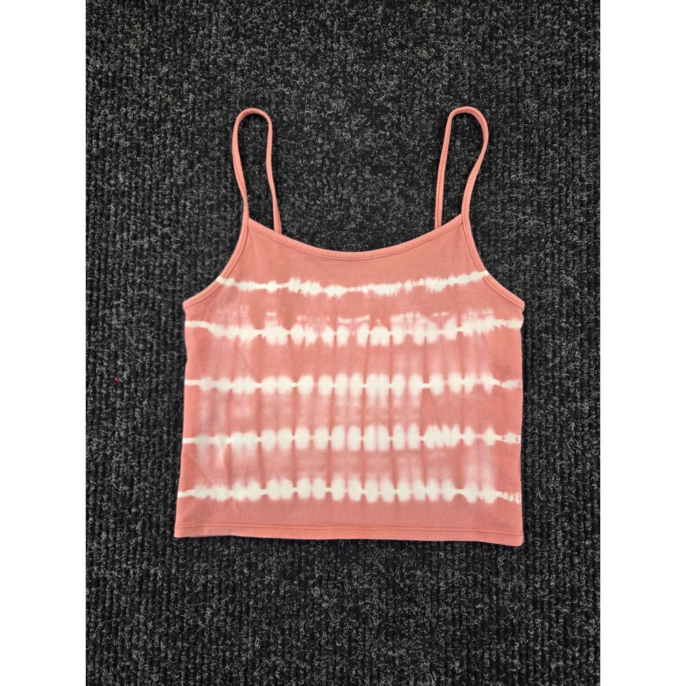 American Eagle Pink Tie Dye Cropped Camisole Tank Top Small S/P/CH‎